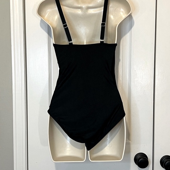 Smismivo Swimsuit One Piece, Tummy Control, Color Black, Size Small, NWT - Picture 2 of 10